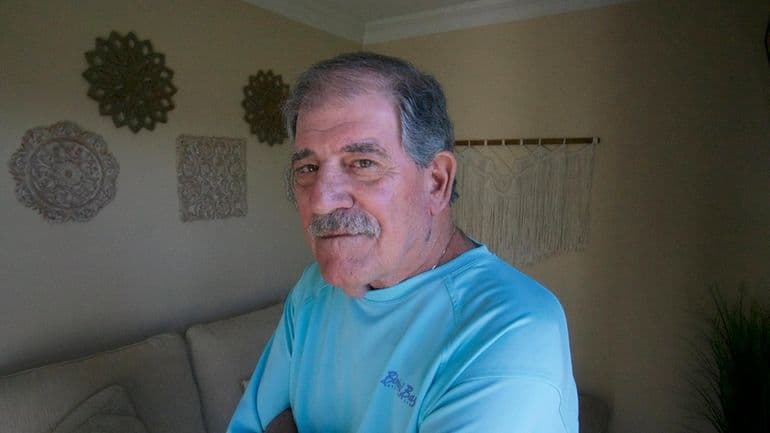 Dominic D'Amico is a survivor of male breast cancer from St. James. D'Amico is in the WTC Health Program because cancer is connected to his work at Ground Zero. Tuesday October 7, 2025. 