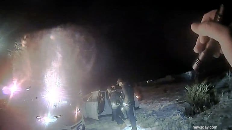 Police body camera footage captured the encounter with Christopher Cruz.